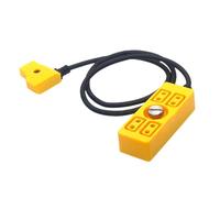 Dtap Répartiteur d'alimentation mâle vers 4 ports femelles Adaptateur D-Tap Hub avec vis 1/4 Étend la puissance de sortie à quatre appareils Câble d'alimentation