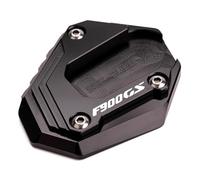 DTASMBD Antidérapant Plaque D'agrandissement De Béquille Latérale De Moto pour BMW F900GS Adventure F 900 GS Adventure F 900GS ADV 2024 2025(Noir)