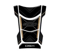 DTASMBD Autocollant Réservoir Carburant Latéral Moto pour Voge Valico 900DSX 900 DSX 2024 Protection Réservoir D'huile Autocollant Décoratif Autocollant de réservoir(Noir B)