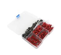 DTASMBD Carénage Moto Écrous Vis Clips Kit De Fixations De Carénage pour Moto pour Ho&NDA XLV 600 650 700 TRANSALP, Vis, Boulons Et Écrous Visserie(Rouge)