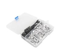 DTASMBD Carénage Moto Écrous Vis Clips Kit De Fixations De Carénage pour Moto pour Ho&NDA XLV 600 650 700 TRANSALP, Vis, Boulons Et Écrous Visserie(Argent)