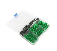 DTASMBD Carénage Moto Écrous Vis Clips Kit De Fixations De Carénage pour Moto pour Ho&NDA XLV 600 650 700 TRANSALP, Vis, Boulons Et Écrous Visserie(Vert)