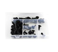 DTASMBD Carénage Moto Écrous Vis Clips Kit De Fixations De Carénage pour Moto pour Suzuki AN650 Burgman 650 2003-2018, Vis, Écrous Et Boulons De Pare-Brise en Aluminium Visserie(Noir)