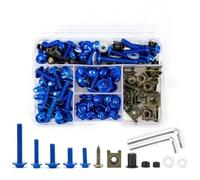 DTASMBD Carénage Moto Écrous Vis Clips Kit De Fixations De Carénage pour Moto pour Sym Jet X 125 14, Vis, Écrous Et Boulons De Pare-Brise, Fixations en Aluminium Visserie(Bleu)