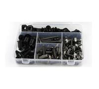 DTASMBD Carénage Moto Écrous Vis Clips Kit De Fixations De Carénage pour Pare-Brise De Moto pour Yamaha YZF-R3 YZF-R25 2015-2019, Vis, Boulons Et Écrous Visserie(Titane)