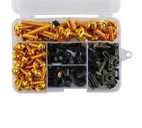 DTASMBD Carénage Moto Écrous Vis Clips Kit De Fixations pour Carénage De Moto pour ST1100 PAN European ST1300, Pare-Brise, Carrosserie, Vis, Boulons Et Écrous Visserie(Or)