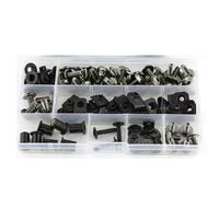 DTASMBD Carénage Moto Écrous Vis Clips Kit De Vis Et Écrous De Fixation pour Carénage De Moto pour Ducati 899 959 1199 1299 Panigale Visserie(Titane)