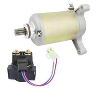 DTASMBD Démarreur Électrique pour Yamaha Warrior 350 YFM350 Big Bear 350 4x4 Moto-4 350 Kodiak 400 2HR-81800-51-00 410-54018 Démarreur Moteur