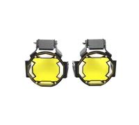 DTASMBD Grille De Protection De Phare Antibrouillard Rabattable pour Moto pour BMW R 1250 GS R1250GS Adventure R1200GS LC R1200 GS ADV 2014-2023 Robuste(Yellow)