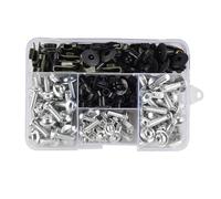 DTASMBD Kit De Vis De Carénage pour Moto pour Yamaha TZR50, TZR 50, MT25, MT 25, MT-25, Rondelles, Écrous, Vis De Carrosserie Kit d'écrous de boulons de carénage Moto(Argent)