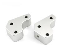 DTASMBD Motorcycle Bar Clamps Rehausseur De Guidon De Moto pour Kawasaki GTR1400 Concours1400 GTR 1400 Concours 1400 2008-2022 Pince De Rehaussement De Guidon Handle Bar Riser Mount Clamp(Argent)