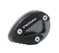 DTASMBD Plaque De Support De Béquille Latérale De Moto pour Ducati 899 959 1199 1299 V2 Panigale 2015-2020 Extension De Béquille Latérale Plaque de Support de Béquille pour Moto(Titane)