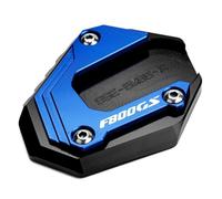 DTASMBD Plaque Support Béquille Béquille Latérale pour Moto pour BMW F800GS ADV F800 GS Adventure 2008-2018 Ou F 800 GS 2024, Extension De Béquille Latérale. Latérale Plaque Agrandir Pad(Bleu,X-2)