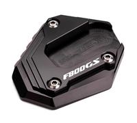 DTASMBD Plaque Support Béquille Béquille Latérale pour Moto pour BMW F800GS ADV F800 GS Adventure 2008-2018 Ou F 800 GS 2024, Extension De Béquille Latérale. Latérale Plaque Agrandir Pad(Noir,X-2)