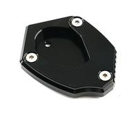DTASMBD Support Béquille Coussinet De Béquille De Moto pour Kawasaki ZH2 ZH2 Z H2 2019 - 2025 + Plaque D'extension De Béquille Latérale, Plaque De Support Latérale Plaque Agrandir(Noir)