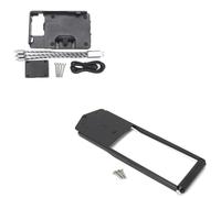 DTASMBD Support De Fixation pour GPS Moto pour Yamaha Tracer 9GT 9 GT 2021-2024, Téléphone en Alliage D'aluminium Moto GPS Navigation Support(Ensemble 5)