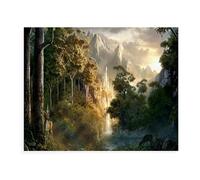 DTASSVEW DIY 5d Diamant Peinture par numéro kit, The Lord Of The Rings - Broderie diamant Strassà broder au point de croix Arts Affiche De Film - A324 (40×60CM)
