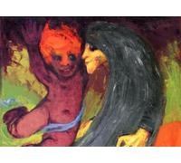 DTAUPREB Kit de peinture par numéros Love Is Blind à faire soi-même pour adultes et enfants cadeau artistique à l’huile