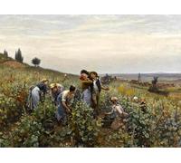 DTAUPREB Kits de peinture par numéros pour adultes Vendanges DIY Peinture à l'huile sur toile avec pinceaux Acrylique