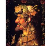 DTAUPREB Peinture à l'huile DIY pour débutant Giuseppe Arcimboldo Quatre saisons Automne Peinture par numéro avec pinceaux et pigment acrylique sur toile