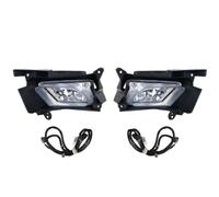 Dtbdfak Feu Anti-Brouillard Avant Pour Mazda 3 M3 BL 2008-2013 | Cadre Couverture Phare Antibrouillard Lunette Pare-choc Avant Voiture(D- Light 1 Pair)