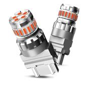 Dtbdfak Feux Arrière d'Éclairage Ampoule LED T20 7440 W21W PY21W Canbus Sans Flash Intense 1156 BA15S P21W BAU15S Voyant Jaune 12 V(T20 7440 7443 Flash)