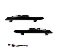 Dtbdfak Feux Arrière d'Éclairage Feu Stop Avec Clignotant Dynamique Style Alphabet, Réflecteur LED Pour Pare-chocs Arrière Pour Accord 2018 2019 2020(Smoke Lens)