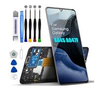 DTD 6,5" Noir + Cadre écran pour Samsung Galaxy A04s SM-A047F SM-A047F/DS SM-A047F/DSN Réparation et Remplacement LCD écran Tactile Digitizer avec Outils Inclus