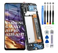 DTD Kit écran LCD complet avec cadre pour Samsung Galaxy A13 4G SM-A135F SM-A137F Noir 6,6"