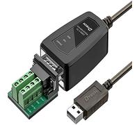 DTECH Adaptateur série USB vers RS485 RS422 R232 (interface 3 en 1) | Avec carte Breakout LED - Prend en charge 5 V CC pour différents appareils de commande Windows 11 10 8 7 XP Mac (0,5 m