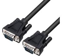 DTech Câble série DB9 9 broches mâle vers mâle RS232 droit à travers 1,5 m