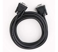 DTECH Câble série DB9 RS232 mâle femelle, câble modem null | Full Handshake Disjoncteur 7 fils pour la communication de données (3 m, noir)