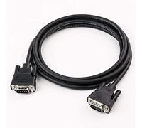 DTECH Câble série DB9 vers DB9 RS232 mâle vers mâle zéro modem croisé TX/RX pour la communication de données (2 m, noir)