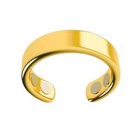 Dtexhif Bague anti-ronflement en acier inoxydable réglable pour soulager le stress et l'acupression auvulis et la migraine, Métal, Aucune pierre précieuse