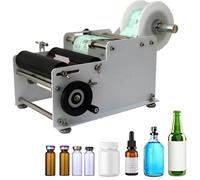 DTEYSD Imprimante d'étiquettes Autocollantes pour Bouteilles Rondes en métal, Manuelle, Semi-Automatique, Fonctionnement Simple et Pratique ~/