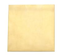 DTGN 100x100x0.5mm(LxWxT) Laiton Feuilles - 1Paquet - Bien pour Fabrication Machines Pièces - Métal Laiton Plaques