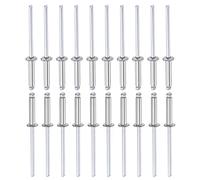 DTGN 3.2mm x 16mm (DxL) Aveugle Rivets - 50Paquet - Bien pour Machines Assemblage - 304 Inox Acier Dôme Ouvert Fin Rivet