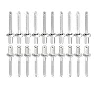 DTGN 4.8mm x 11mm (DxL) Aveugle Rivets - 50Paquet - Bien pour Machines Assemblage - 304 Inox Acier Dôme Fermé Fin Rivet