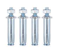 DTGN 4Pack 5/16" x 2-1/2" Ancres À Manchon À Écrou Hexagonal Argent