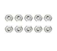 DTGN #6-32(UNC) Hex Écrous - Paquet de 100 - Bien pour Maison Garage Réparation - 304 Inox Acier Hexagone écrous - Argent