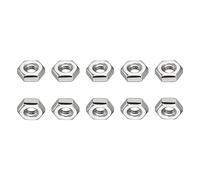 DTGN #8-32 UNC Hex Écrous - Paquet de 100 - Bien pour Maison Garage Réparation Fixation- 304 Inox Acier Hexagonal Écrous - Argent
