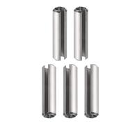 DTGN M6 x 50mm(DxL) Fente Ressort Broche - 5Paquet - Bien pour Maison Machine Fixation - 304 Inox Acier Ressort Cheville Tension Rouleau Broche - Argent