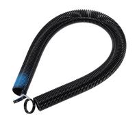 DTGN Paire de ressorts d'extension robustes pour porte de garage 40,8 kg | Extrémités à double boucle, ressort extensible de rechange pour porte de garage, noir/bleu clair