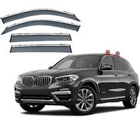 DTGTEX Déflecteurs de Vent pour Voiture BMW X3 G01 2018-2022 Accessoires Protection Contre, Visières Pare-Vent Porte Pare-Vent Déflecteurs latéraux
