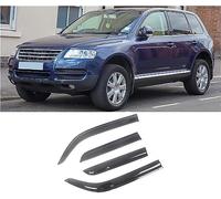 DTGTEX Déflecteurs de Vent pour Voiture VW Touareg 7L 2004-2008 Accessoires Protection Contre, Visières Pare-Vent Porte Pare-Vent Déflecteurs latéraux