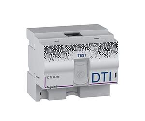 DTI modulaire RJ45 pour coffret multimédia - 4,5 modules