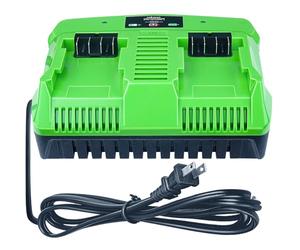 DTK Chargeur de batterie Greenworks 24 V Lithium-ion double port CAG817 CAF806 29862