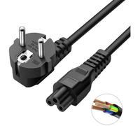 DTK IEC320 C5 Câble d'alimentation Chargeur Secteur pour Ordinateur Portable HP Dell ASUS Acer Sony Lenovo Samsung 1.8M