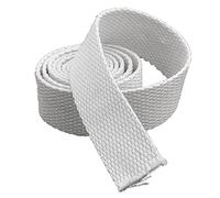 DTKJ Sangle Coton 20mm,Sangle en Coton pour Sac, Blanc, 20MM x 20Yard