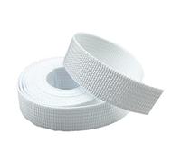 DTKJ Sangle de sangle résistante blanche de 50 mm pour sac à dos, bagages, cargaison, ceintures, 9,1 m par lot, blanc b, 38 mm